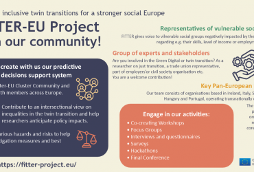 Leaflet with instructions to join the community